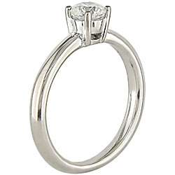 14k White Gold 1/4ct TDW Diamond Solitaire Engagement Ring (H I, I2 I3 
