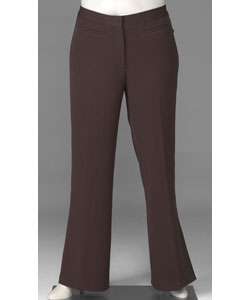 Reality Plus Womens Plus Size Flat front Dress Pants  Overstock
