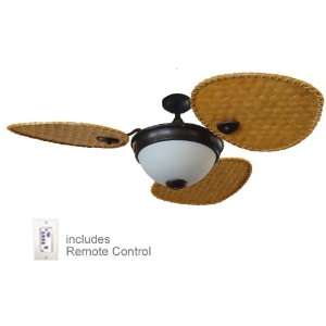  Tropical Ceiling Fan with Light. 52 inch. Max 180 watts of 
