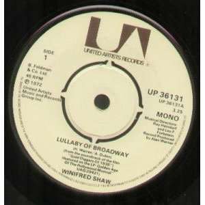   INCH (7 VINYL 45) UK UNITED ARTISTS 1972 WINIFRED SHAW Music
