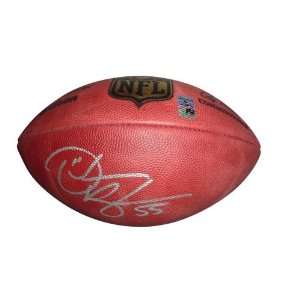  Derrick Brooks Autographed NFL Game Football Sports 