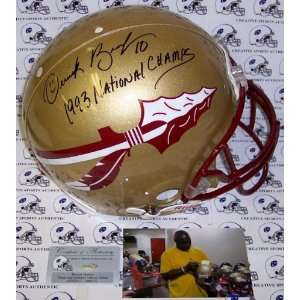  Autographed Derrick Brooks Helmet   Authentic   Autographed NFL 
