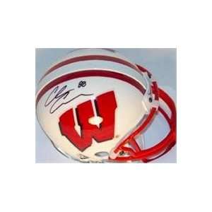  Chris Chambers autographed Football Mini Helmet (Wisconsin 