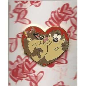   Looney Tunes Taz and She Devil Valentines Pin: Everything Else