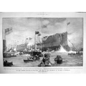    1906 BATTLE SHIP H.M.S. DREADNOUGHT KING PORTSMOUTH