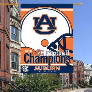  Auburn Tigers 36 x 28 2010 SEC Champions Vertical Banner 
