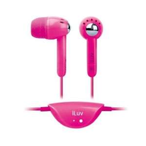   iLUV Iluv In Ear Earphones In Pink I301PNK  Players & Accessories
