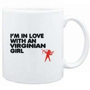 Mug White  I AM IN LOVE WITH A Virginian GIRL  Usa States  