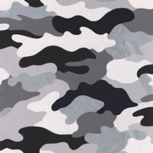 Black / Grey / Silver Camouflage Wallpaper 222807  