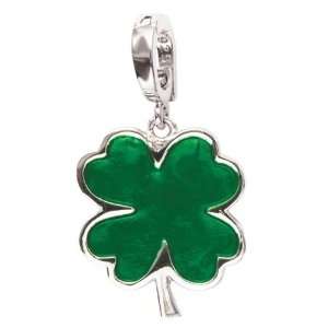  Sterling Silver 4 Leaf Clover Charm Arts, Crafts & Sewing