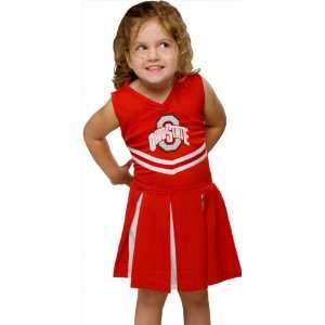    Ohio State Buckeyes Youth Red Cheer Dress: Sports & Outdoors
