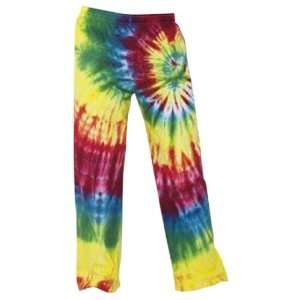   Rainbow Swirl Tie Dye Pants RAINBOW TIE DYE AL: Sports & Outdoors