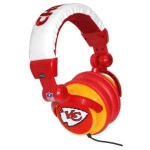  Kansas City Chiefs NFL DJ Headphones Case Pack 12 