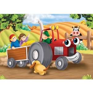  Hay Ride Tractor Jigsaw Puzzle 35pc Toys & Games