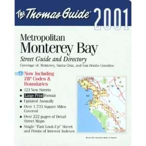  Guide 2001 Metropolitan Monterey Bay Including Monterey, Santa Cruz 