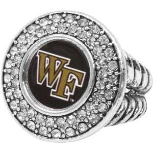 Wake Forest Demon Deacons Team Logo Crystal Ring  Sports 