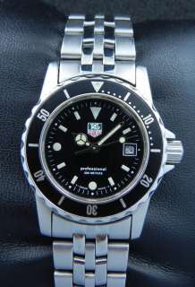   TAG Heuer 1500 Submariner Watch   Black Dial Warranty MINT  