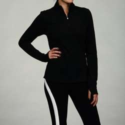 Calvin Klein Performance Womens Black Half zip Pullover Jacket Price 