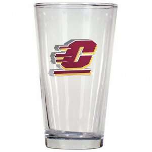  Central Michigan Chippewas 3D Logo Pint Glass: Sports 