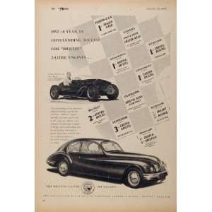   Type 401 Saloon Sedan Race Car   Original Print Ad