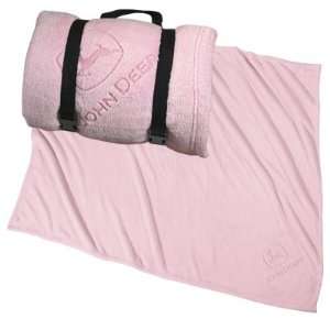  Pink Plush Micro Fiber Blanket N Roll