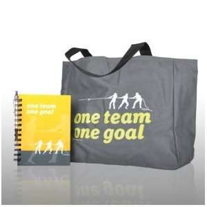    Journal, Pen, & Tote Gift Set   One Team, One Goal