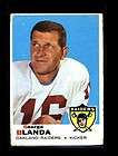 1969 George Blanda Oakland Raiders Topps 232  