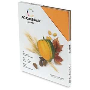  AC Cardstock Paper Packs   8frac12; x 11, Autumn Colors 