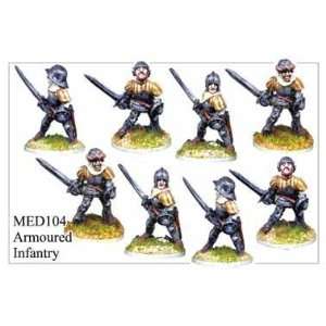    28mm Historicals   Medieval Armoured Infantry 1 Toys & Games