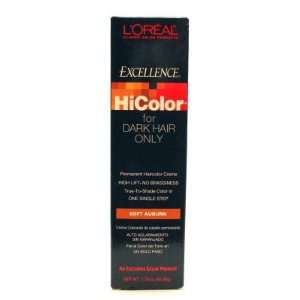    LOreal Excellence HiColor Soft Auburn 1.74 oz. Tube: Beauty