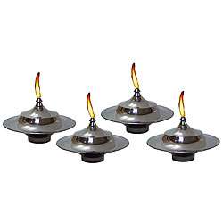 Hanging Tahiti Stainless Steel Torches (Set of 4)  