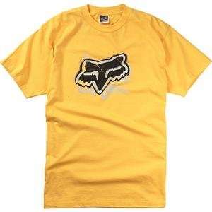  Fox Racing Youth Mischief T Shirt   Youth Medium/Yellow 