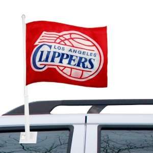 Los Angeles Clippers 11 x 15 Red Car Flag  Sports 