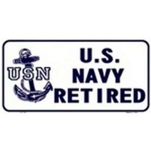  US Navy Retired License Plate Plates Tag Tags auto vehicle 