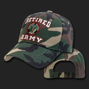  U.S. ARMY HAT CAP RETIRED ARMY U.S. MILITARY CAMO CAPS 