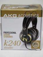 AKG Acoustics K 240 Semi Open Studio Professional Headphones NEW 