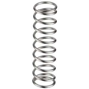 Stainless Steel 302 Compression Spring, 0.42 OD x 0.042 Wire Size x 