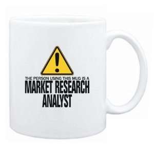 New  The Person Using This Mug Is A Market Research Analyst  Mug 