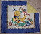 homemade baby quilt   duck puppy  personalized gift