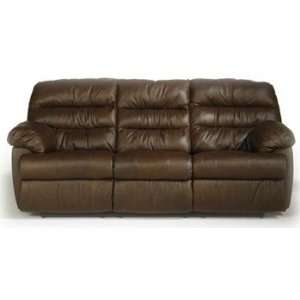   Leather Reclining Sofa Reno   Brown Leather Sectional