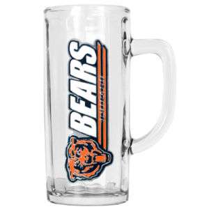 Chicago Bears NFL 22oz Optic Glass Tankard Beer Mug  