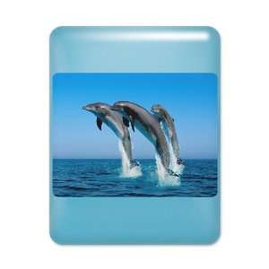  iPad Case Light Blue Dolphins Dancing 