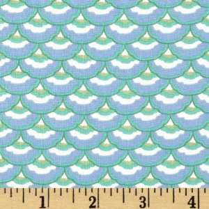 com 44 Wide Moda City Weekend River View Downtown Turquoise Fabric 