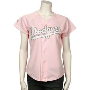 Russell Martin Los Angeles Dodgers Womens Pink Jersey  
