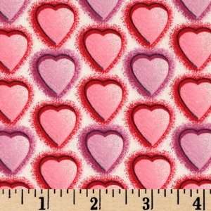  45 Wide Valentines Collection Large Hearts Violet/Pink 