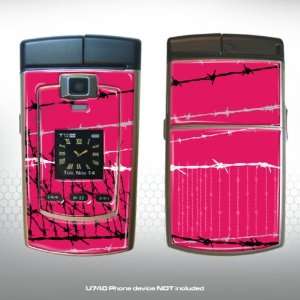  Samsung U740 pink barbed wire Gel skin U740 g15 