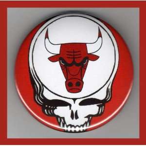    Chicago Bulls Grateful Dead 2.25 Inch Magnet: Everything Else