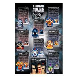  Sport Posters Thumb Wrestling   Fire Poster   91.5x61cm 