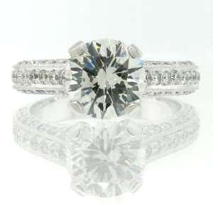   98ct Round Brilliant Cut Diamond Engagement Anniversary Ring: Jewelry