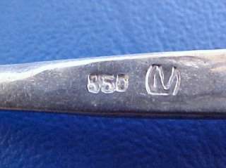 Collector Spoon Mexico Silver 850 Jade God Handle Design Demitasse 